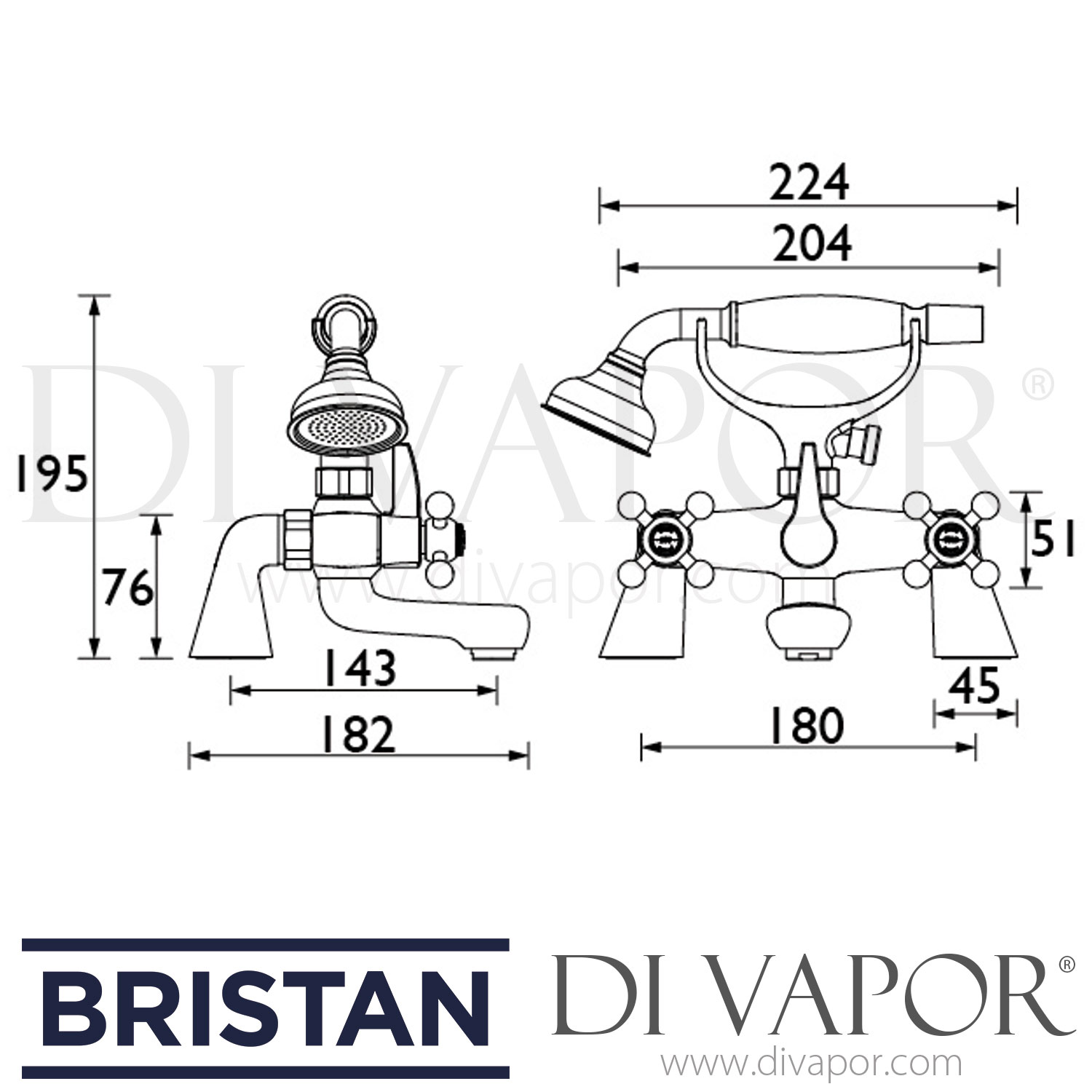 Bristan R LBSM G Regency Luxury Bath Shower Mixer Gold Spare Parts